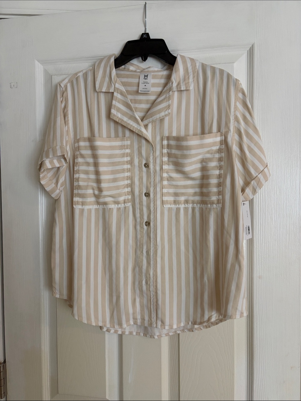 Member’s Mark Tencel camp shirt Women’s size medium